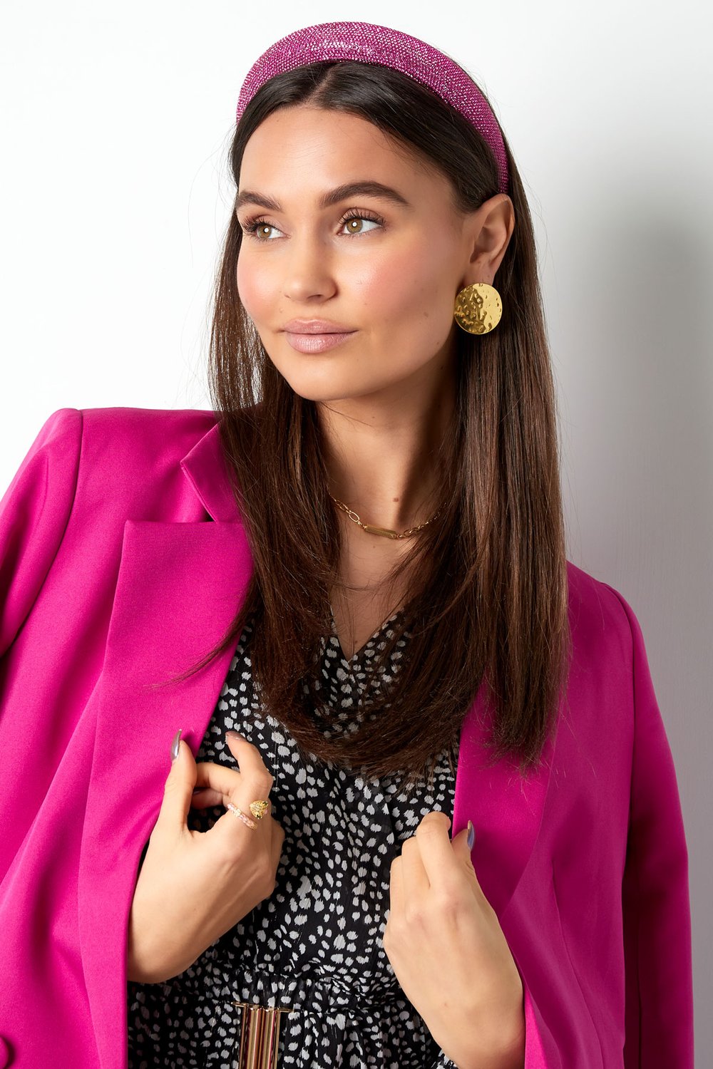 Diadema brillo - negro Plástico h5Imagen2